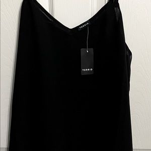 NWT Black swing cami